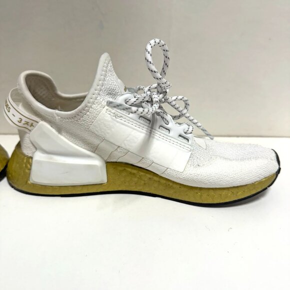 Adidas NMD R1 V2 Gold Boost Sneakers - Picture 9 of 12